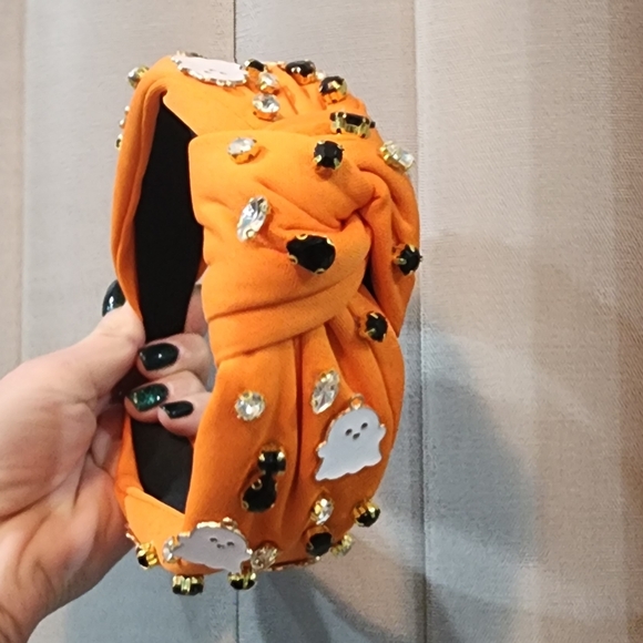 Halloween Fabric Wide Headband - Picture 2 of 6